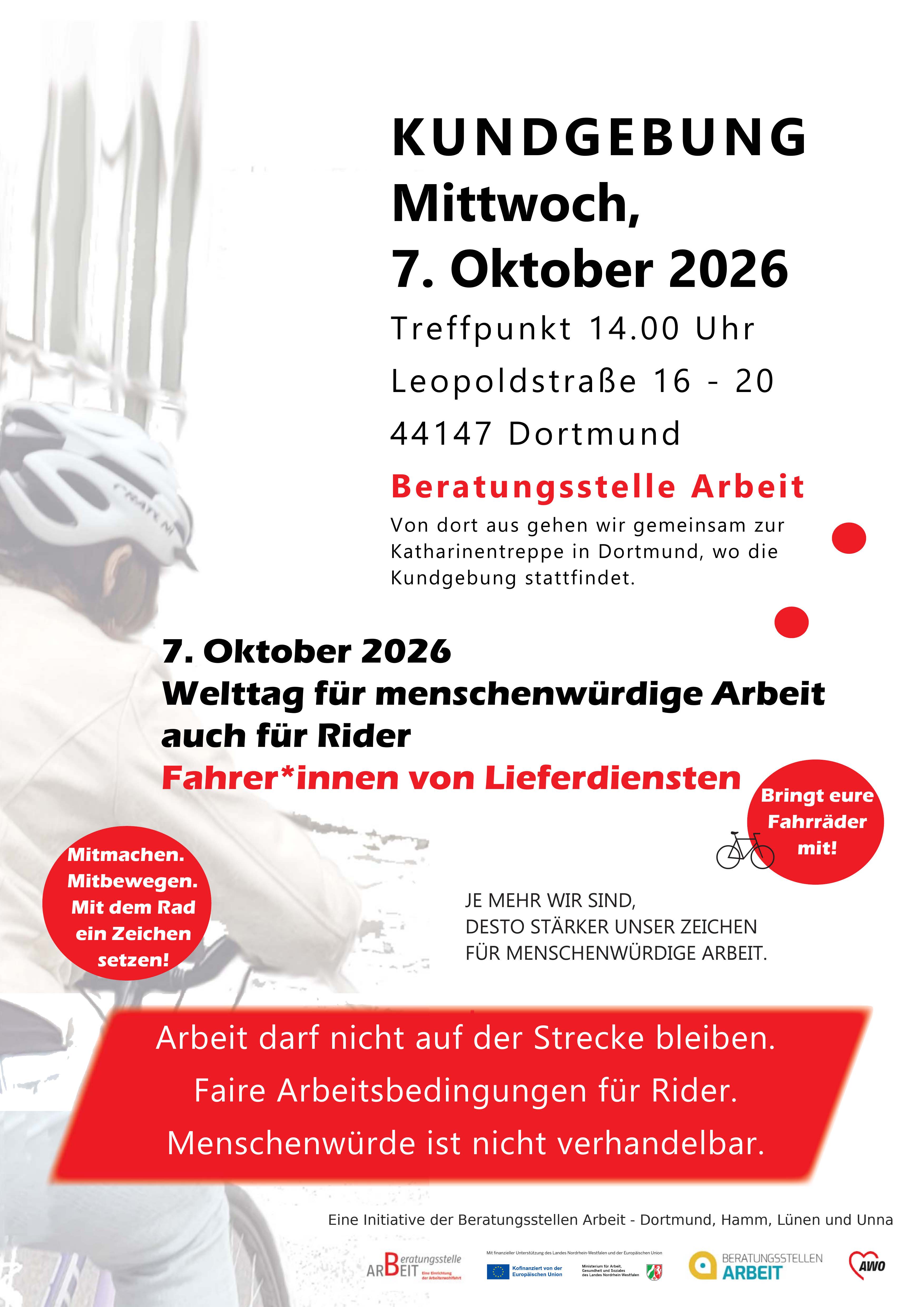 Einladung zur Kundgebung