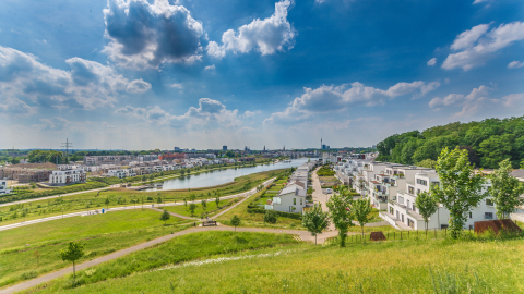 Blick auf den PHOENIX See vom Kaiserberg